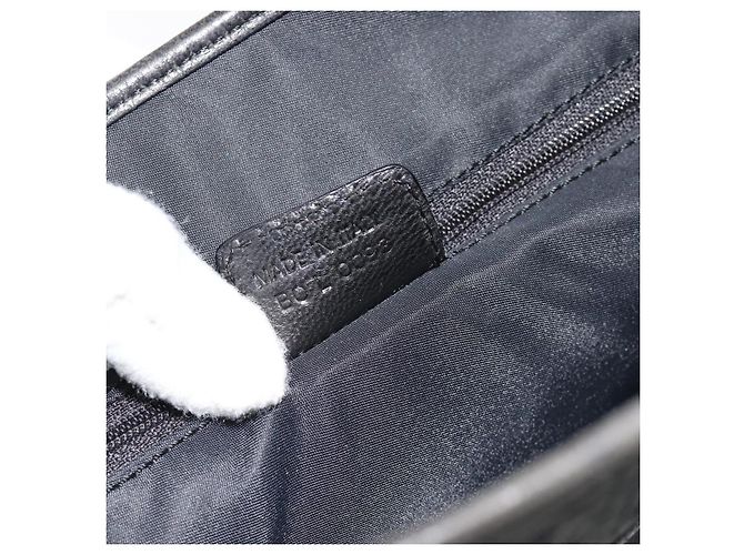 Borsa a Spalla Christian Dior Trotter Canvas Nera Argento Auth 182504A Nero - vista 21