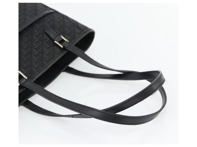 Borsa a Spalla Christian Dior Trotter Canvas Nera Argento Auth 182504A Nero - vista 7