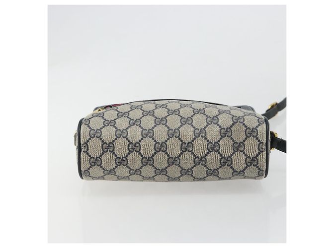 Borsa a tracolla GUCCI GG Supreme Sherry Line PVC Blu Navy Oro 119 02 087 Auth BA13075 D'oro - vista 9