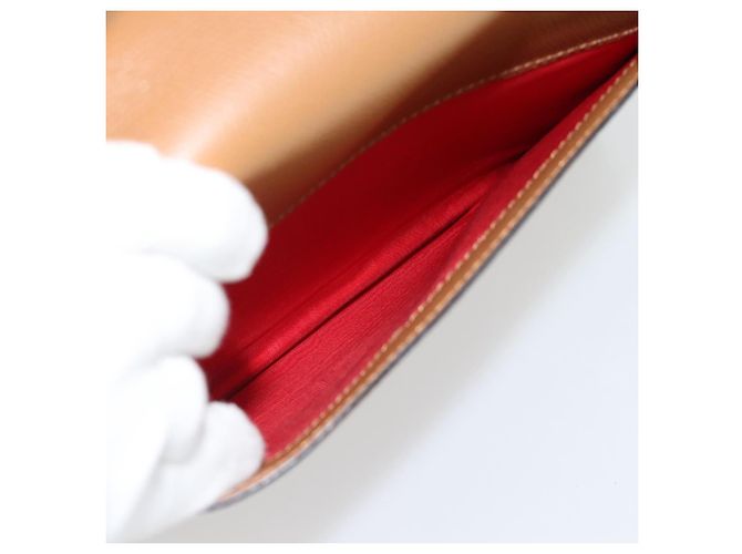 Céline Borsa CELINE in pelle 2way Marrone Oro Auth 182814 D'oro - vista 25
