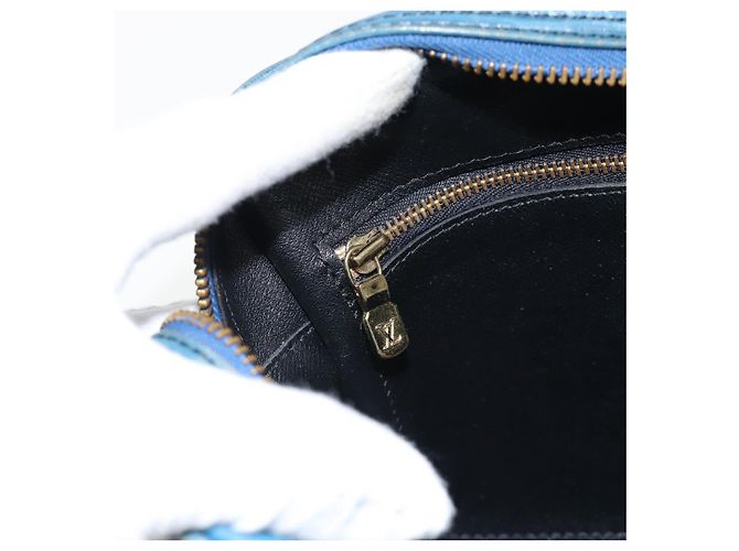 LOUIS VUITTON Epi Trocadero 27 Shoulder Bag Blue M52315 LV Auth 178883 - vista 19