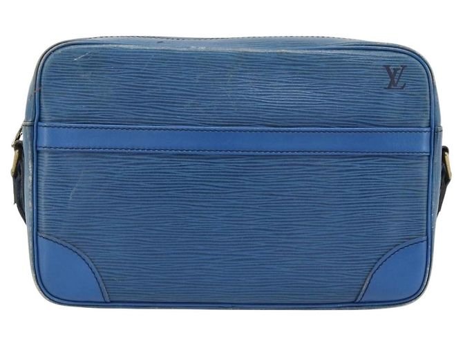 LOUIS VUITTON Epi Trocadero 27 Shoulder Bag Blue M52315 LV Auth 178883 - vista 2