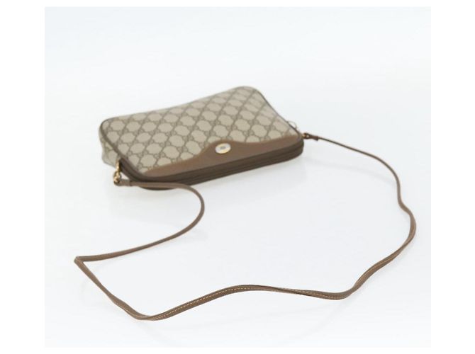 Borsa a Spalla GUCCI GG Supreme PVC Beige Oro 97 02 068 Auth 182397 D'oro - vista 7