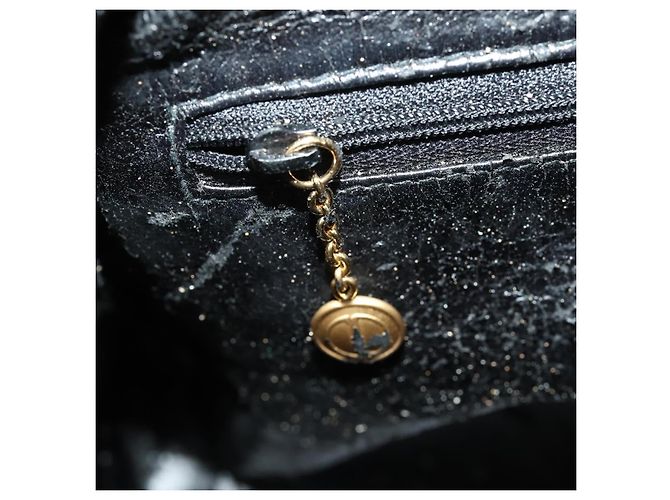 Borsa a Spalla GUCCI Bamboo Suede 2way Nero Oro 001 2404 1638 0 Auth 180224 D'oro - vista 18
