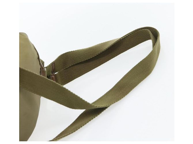 Rucksack PRADA Nylon Khaki Silver Auth 171259 Silber - Ansicht 10