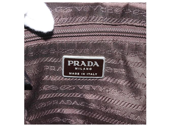Rucksack PRADA Nylon Khaki Silver Auth 171259 Silber - Ansicht 19