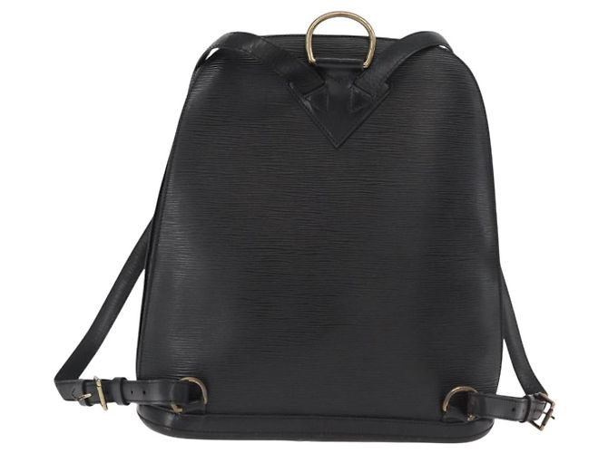Zaino LOUIS VUITTON Epi Gobelins Black M52292 LV Auth 178907 Nero - vista 3