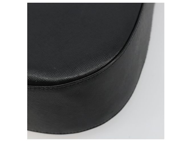 Borsa a tracolla Salvatore Ferragamo Gancini in pelle nera argento Auth BA12954 Nero - vista 10