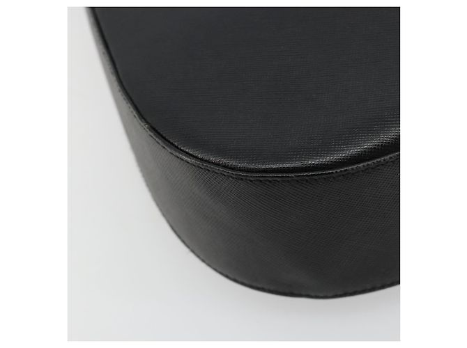 Borsa a tracolla Salvatore Ferragamo Gancini in pelle nera argento Auth BA12954 Nero - vista 11