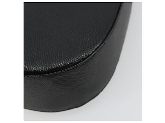 Borsa a tracolla Salvatore Ferragamo Gancini in pelle nera argento Auth BA12954 Nero - vista 12