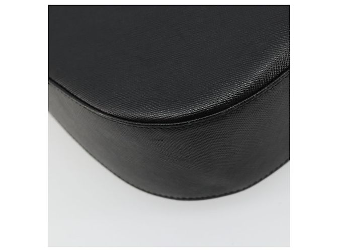 Borsa a tracolla Salvatore Ferragamo Gancini in pelle nera argento Auth BA12954 Nero - vista 13