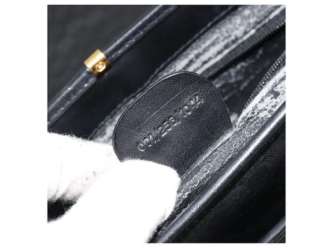 Borsa a Spalla GUCCI Micro GG Supreme PVC Nero Oro 001 256 1044 Auth 180209 D'oro - vista 23