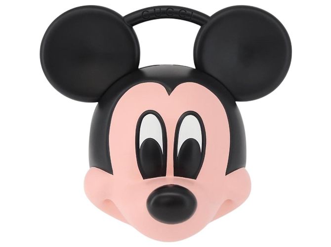 Borsa GUCCI Mickey's 90th Anniversary in plastica Nera Autentica 181907SM Nero - vista 2