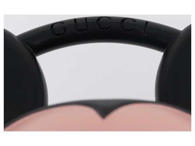 Borsa GUCCI Mickey's 90th Anniversary in plastica Nera Autentica 181907SM Nero - vista 9