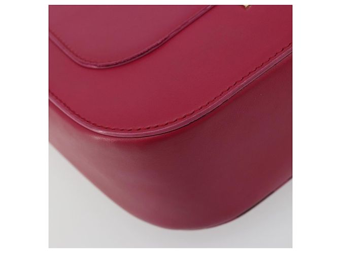Bulgari Borsa a Spalla con Catena BVLGARI in Pelle Pink Gold Auth BA13069A Rosa D'oro - vista 13