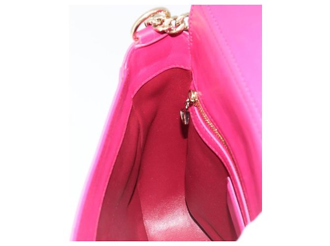 Bulgari Borsa a Spalla con Catena BVLGARI in Pelle Pink Gold Auth BA13069A Rosa D'oro - vista 20