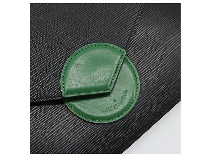 Sac à l'épaule LOUIS VUITTON Epi Osh Black Green M52444 LV Auth 181997 Noir Vert - vue 14