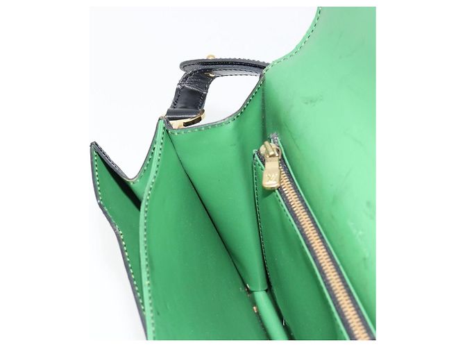 Sac à l'épaule LOUIS VUITTON Epi Osh Black Green M52444 LV Auth 181997 Noir Vert - vue 19