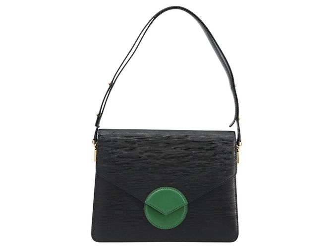Sac à l'épaule LOUIS VUITTON Epi Osh Black Green M52444 LV Auth 181997 Noir Vert - vue 2