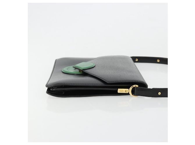 Sac à l'épaule LOUIS VUITTON Epi Osh Black Green M52444 LV Auth 181997 Noir Vert - vue 4