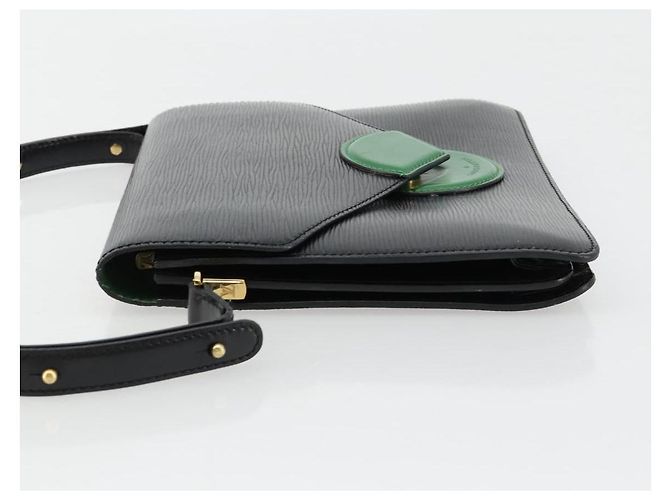 Sac à l'épaule LOUIS VUITTON Epi Osh Black Green M52444 LV Auth 181997 Noir Vert - vue 5