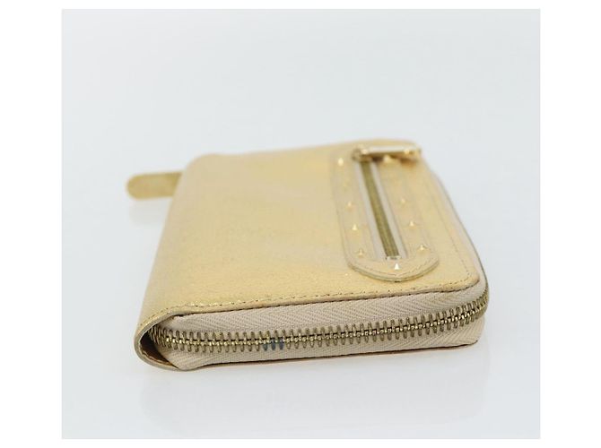 LOUIS VUITTON Cartera Zippy Long Suhari Gold M95569 LV Auth 182314A Dorado - vista 5
