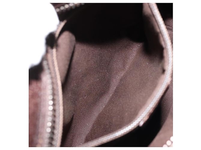 Borsa a Spalla GUCCI GG Canvas Beige Argento 122793 Auth 180064 - vista 21