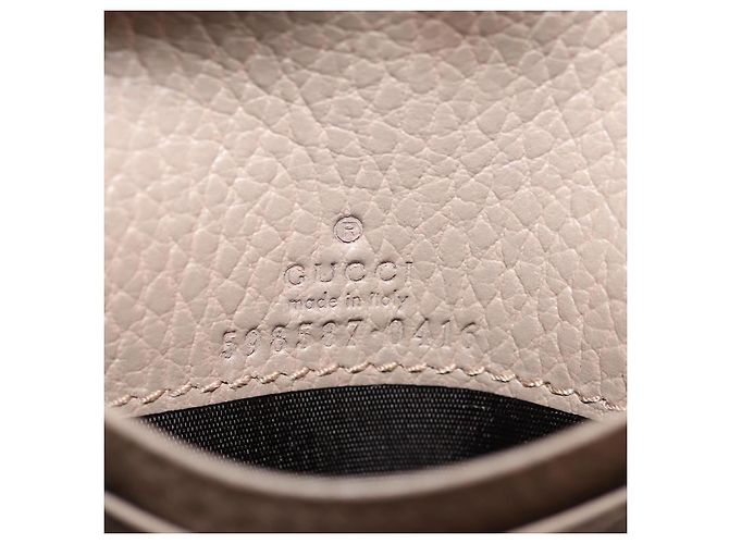 Portefeuille GUCCI en cuir Rose Or 598587 Auth am11673V Doré - vue 20