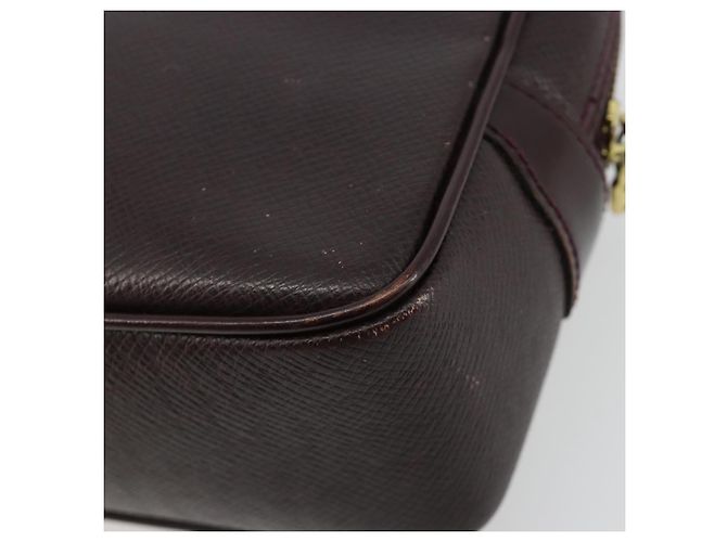 LOUIS VUITTON Taiga Karga Clutch Bag Acajou M30816 LV Auth ka4500 Marrone - vista 10