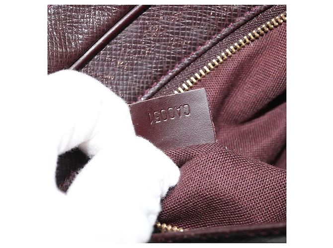LOUIS VUITTON Taiga Karga Clutch Bag Acajou M30816 LV Auth ka4500 Marrone - vista 19
