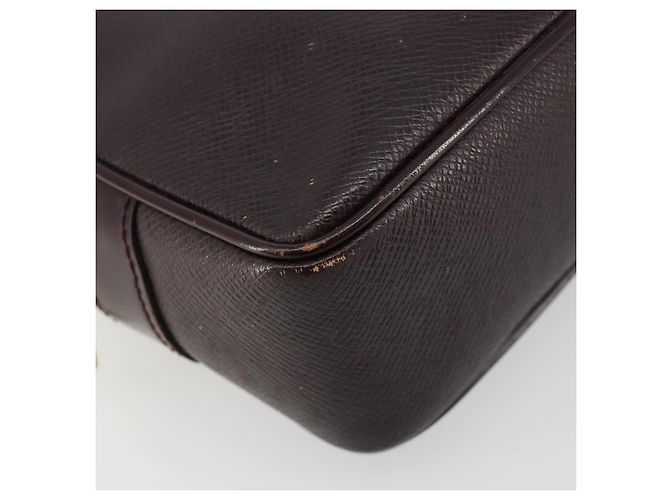 LOUIS VUITTON Taiga Karga Clutch Bag Acajou M30816 LV Auth ka4500 Marrone - vista 9