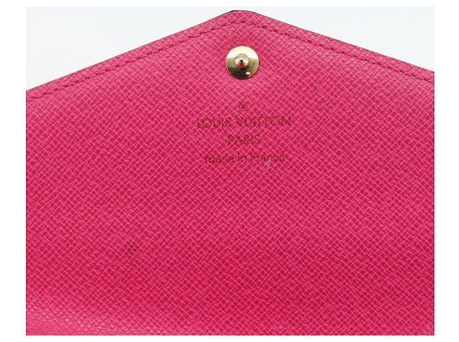 LOUIS VUITTON Monogram Multicolor Portefeuille Sarah Black M60668 LV Auth 180911 Nero - vista 12