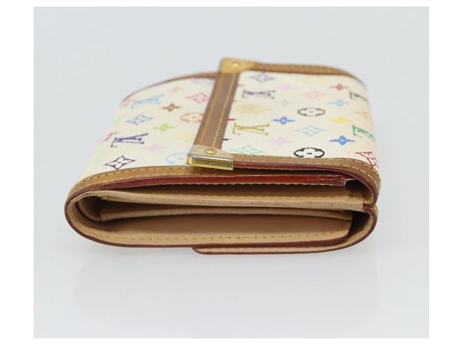 LOUIS VUITTON Portafoglio per Banconote e Carte di Credito Multicolor M92983 Auth 182791 Bianco - vista 5