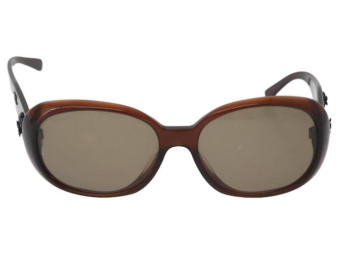 Gafas de sol CHANEL de plástico marrón CC Auth BA13212 Castaño - vista 2