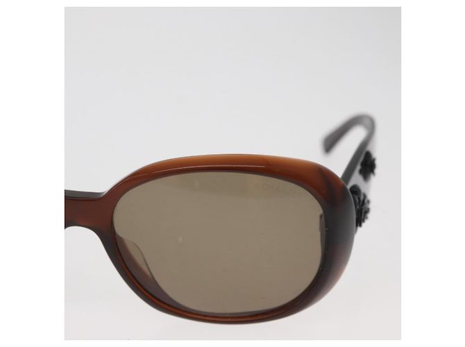 Gafas de sol CHANEL de plástico marrón CC Auth BA13212 Castaño - vista 5