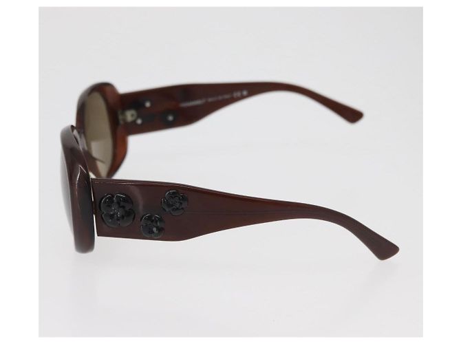 Gafas de sol CHANEL de plástico marrón CC Auth BA13212 Castaño - vista 6