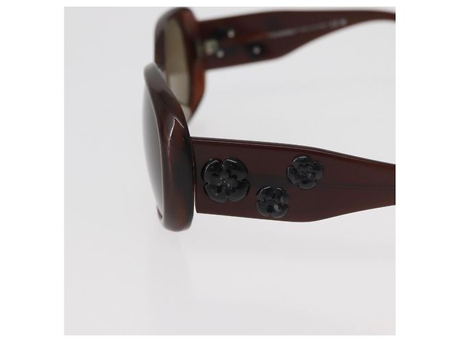 Gafas de sol CHANEL de plástico marrón CC Auth BA13212 Castaño - vista 7