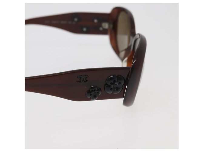 Gafas de sol CHANEL de plástico marrón CC Auth BA13212 Castaño - vista 9