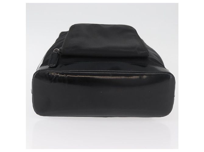 GUCCI Bamboo Shoulder Bag Patent Black Silver 003 2058 0059 5 Auth 182394 Silvery - view 11