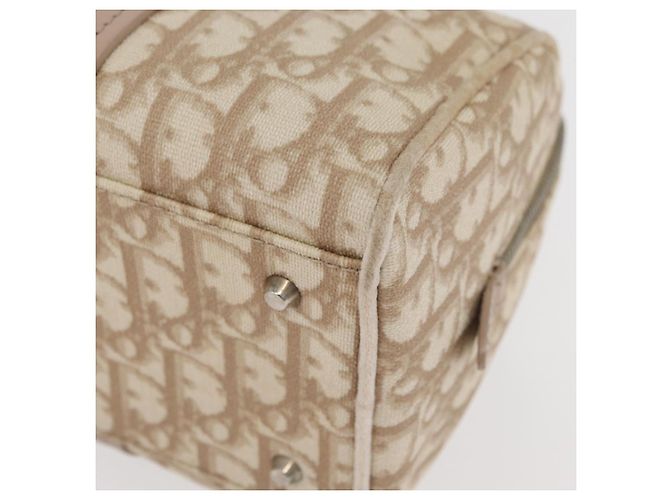 Borsa Christian Dior Trotter Canvas Romantic PVC Beige Silver Auth yk20375SAV Argento - vista 11