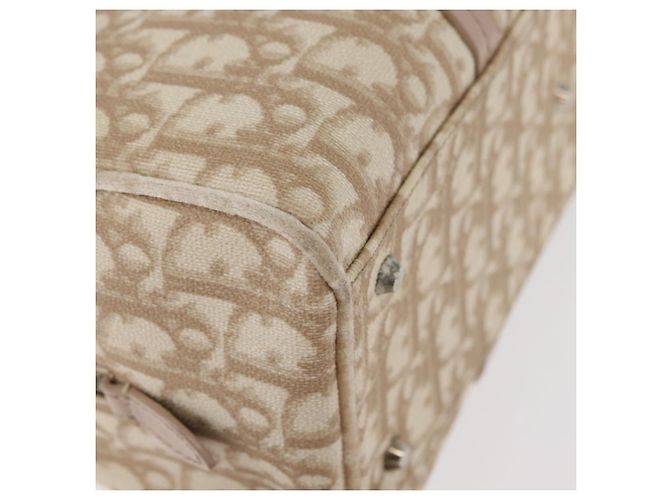 Borsa Christian Dior Trotter Canvas Romantic PVC Beige Silver Auth yk20375SAV Argento - vista 12