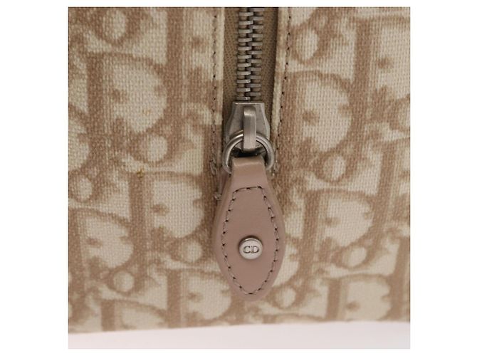 Borsa Christian Dior Trotter Canvas Romantic PVC Beige Silver Auth yk20375SAV Argento - vista 14