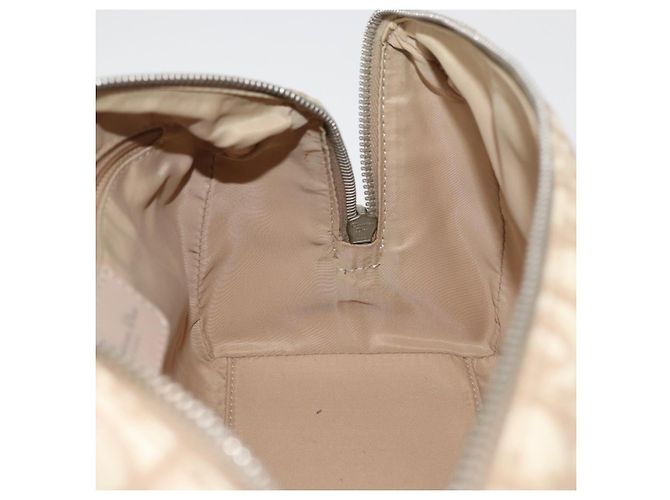 Borsa Christian Dior Trotter Canvas Romantic PVC Beige Silver Auth yk20375SAV Argento - vista 18