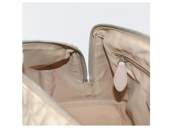 Borsa Christian Dior Trotter Canvas Romantic PVC Beige Silver Auth yk20375SAV Argento - vista 19