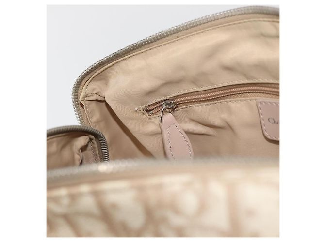 Borsa Christian Dior Trotter Canvas Romantic PVC Beige Silver Auth yk20375SAV Argento - vista 20