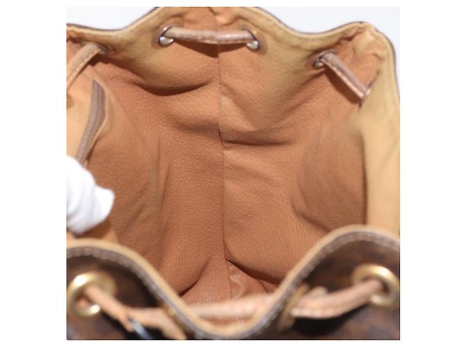Céline Zaino CELINE Macadam Canvas PVC Pelle Marrone Oro Auth bs35412 D'oro - vista 24