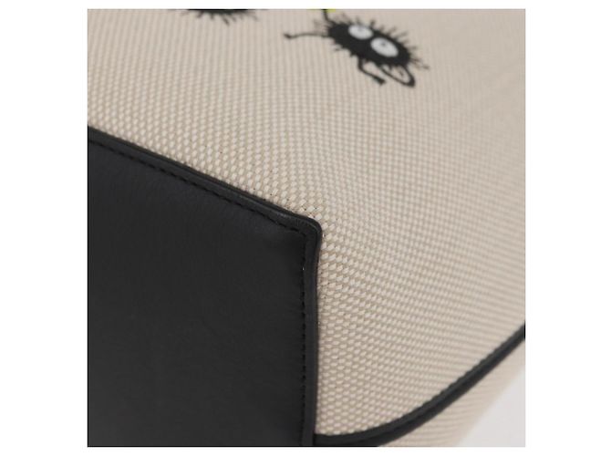 LOEWE LOEWE Studio Ghibli Susuwatari Spirited Away Tasche Canvas Auth 167370SM Roh - Ansicht 17