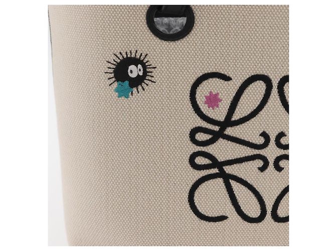 LOEWE LOEWE Studio Ghibli Susuwatari Spirited Away Tasche Canvas Auth 167370SM Roh - Ansicht 20