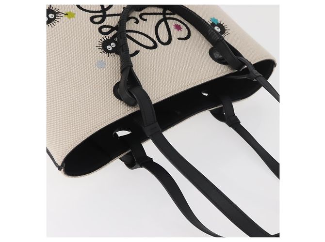 LOEWE LOEWE Studio Ghibli Susuwatari Spirited Away Tasche Canvas Auth 167370SM Roh - Ansicht 6