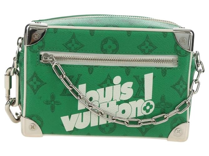 LOUIS VUITTON Monogram Everyday Mini Soft Trunk Tasche Grün M80816 Auth 182008SAM Monogramm - Ansicht 13